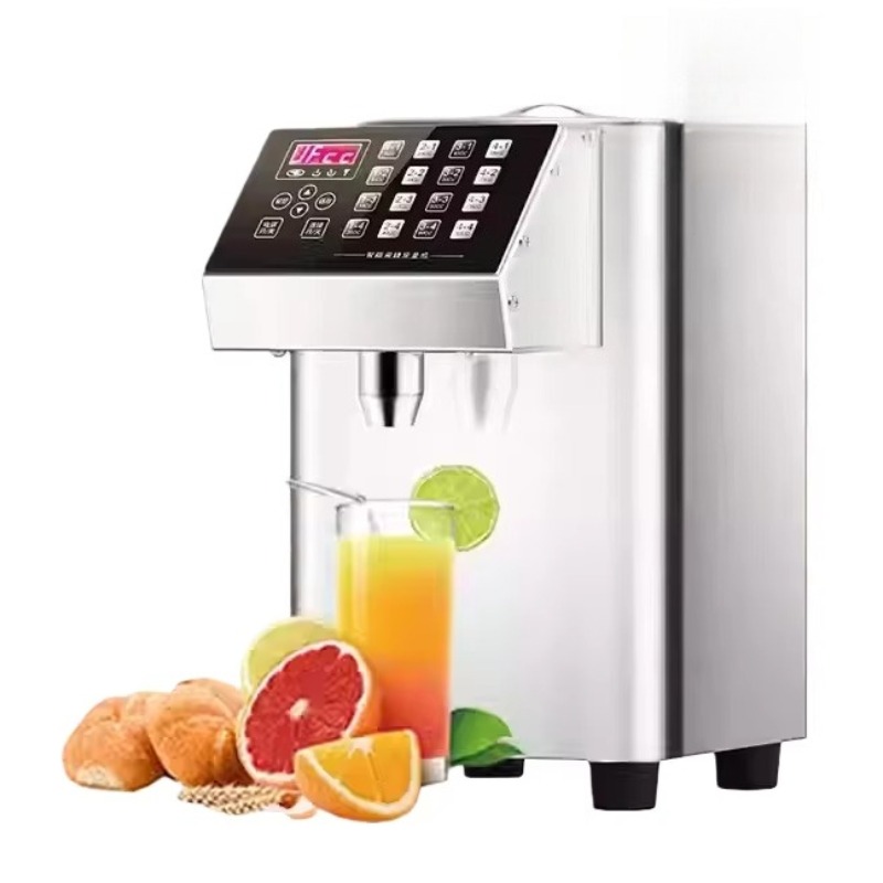 Coffee Tea Shop - Kommerzieller automatischer Zuckersirup-Spender mit 16 Tasten,