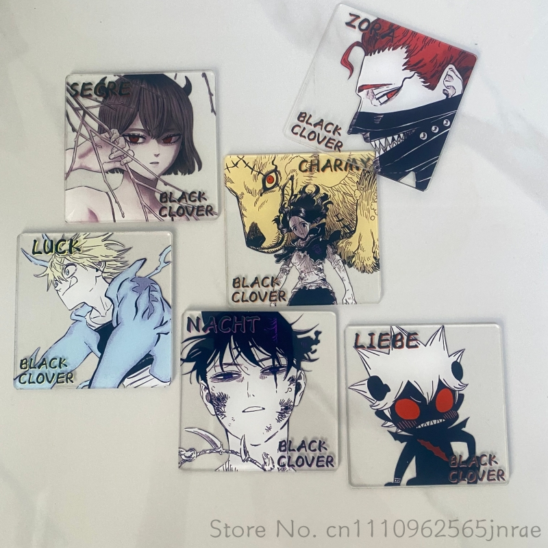 Coffee Tea Shop - Black Clover Anime Kreative Acryl-Untersetzer Asta