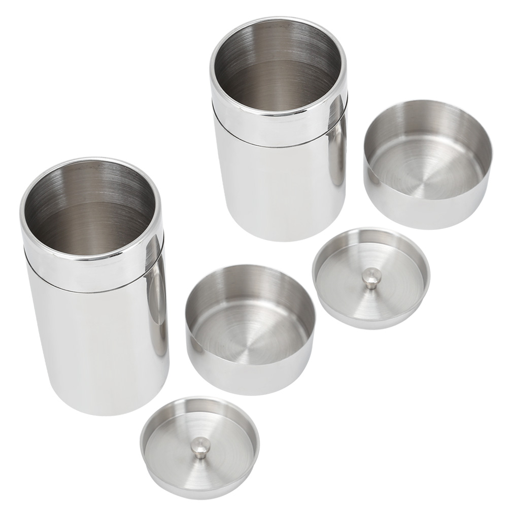 Coffee Tea Leaf And Bean - Tragbarer, luftdichter Teeladenbehälter aus Edelstahl 304,