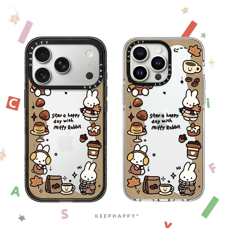 Coffee Tea Shop - Kawaii Miffy Magnetische Hülle für iPhone