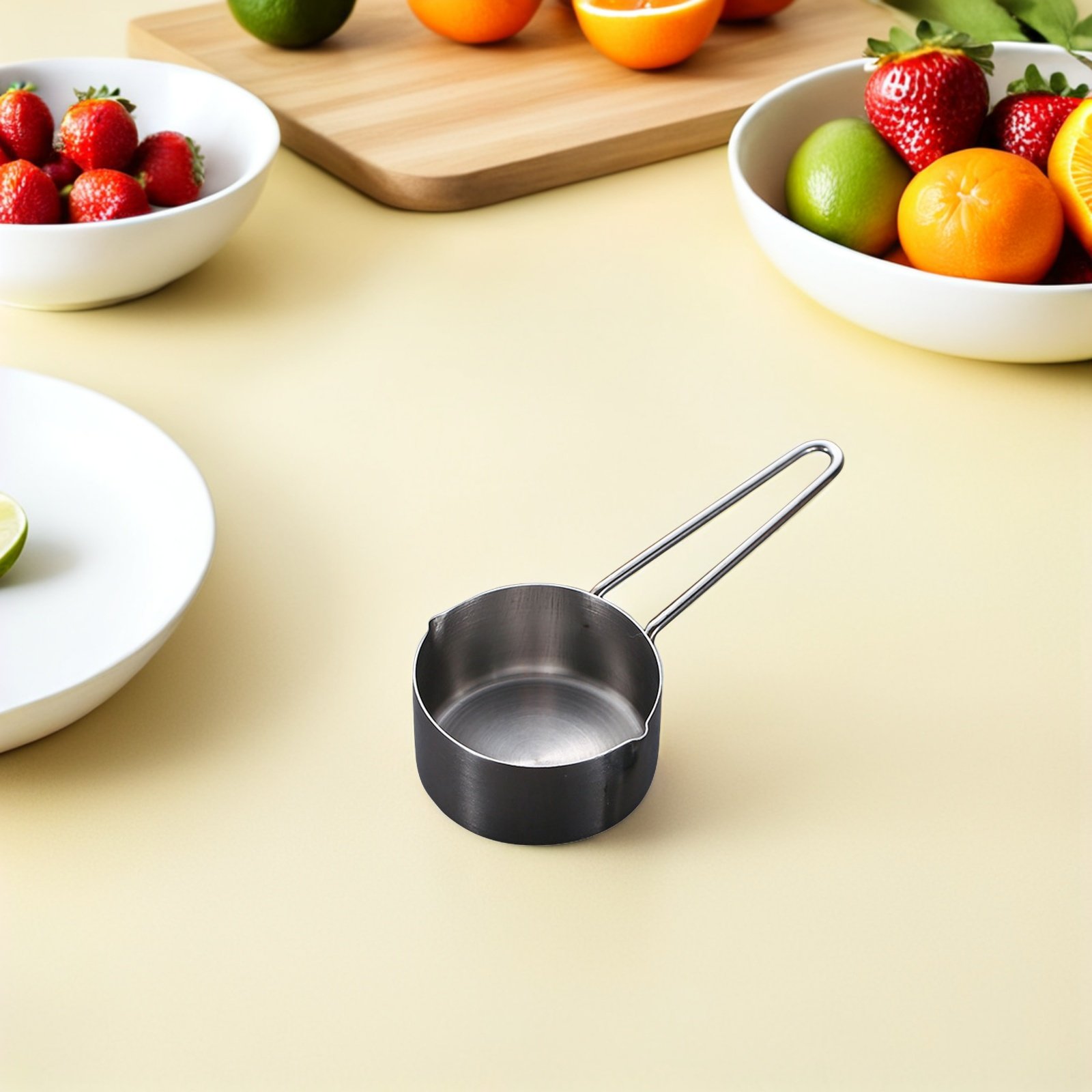 Coffee Tea Leaf And Bean - Edelstahl-Messlöffel, kleine Größe, ergonomischer Griff, geeignet