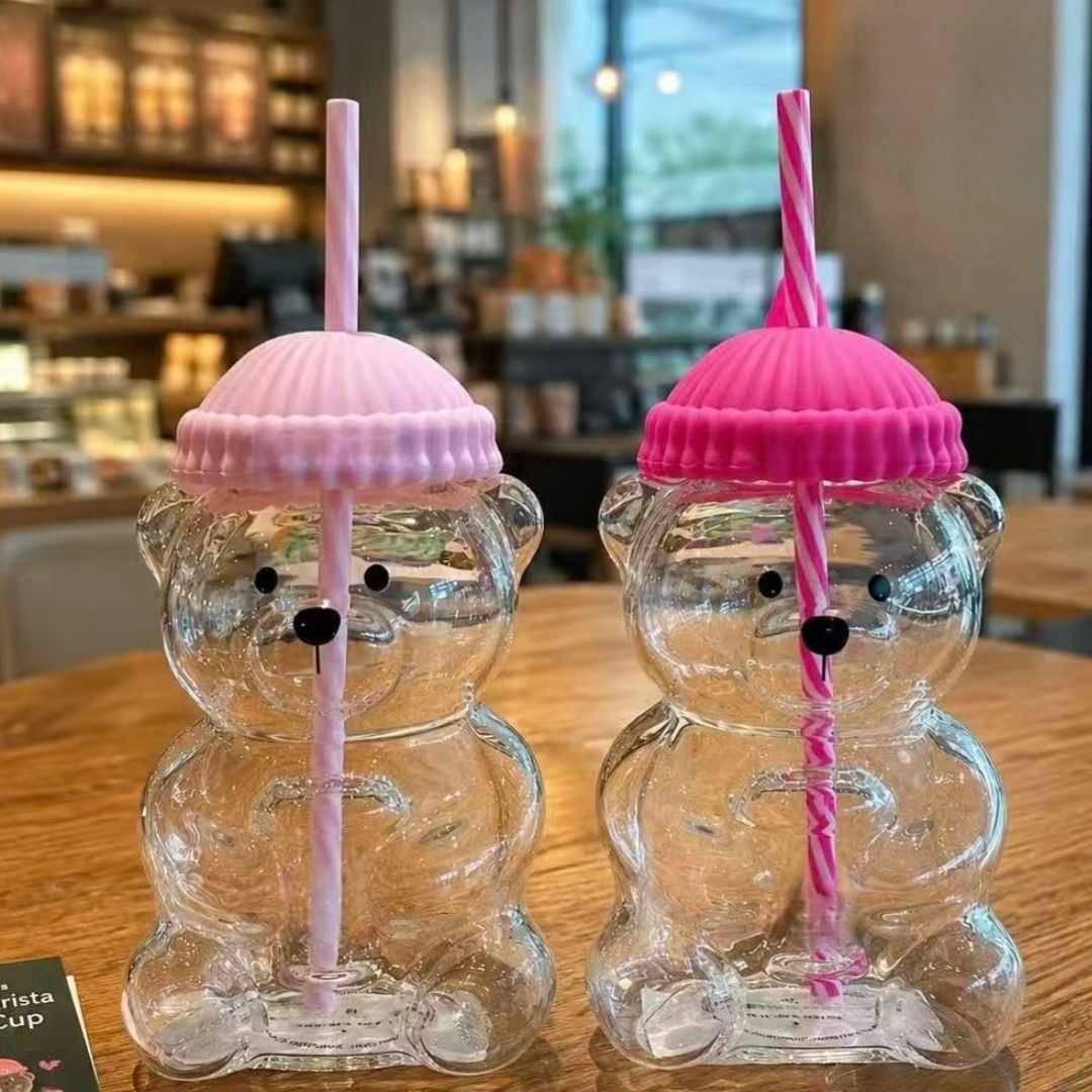 Bk Bärenförmiger Glas-Trinkbec – Coffee Tea Shop Bewertung und Preis