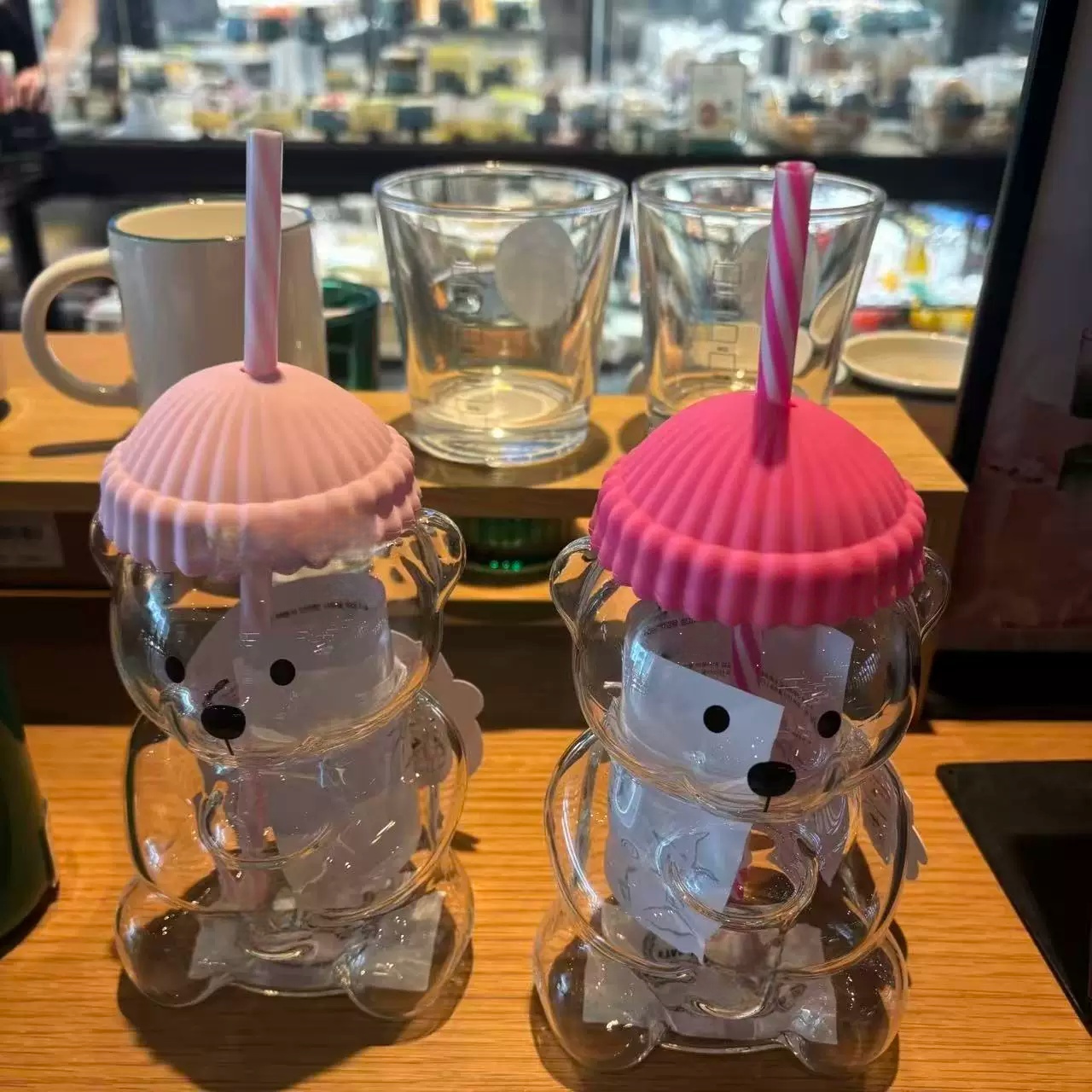 Bk Bärenförmiger Glas-Trinkbec – Coffee Tea Shop Bewertung und Preis