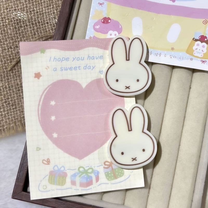 Niedliche Miffy-Hasen-Haarspan – Coffee Tea Shop Bewertung und Preis