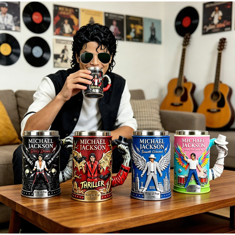 Michael Jackson King of Pop 3D – Coffee Tea Shop Bewertung und Preis