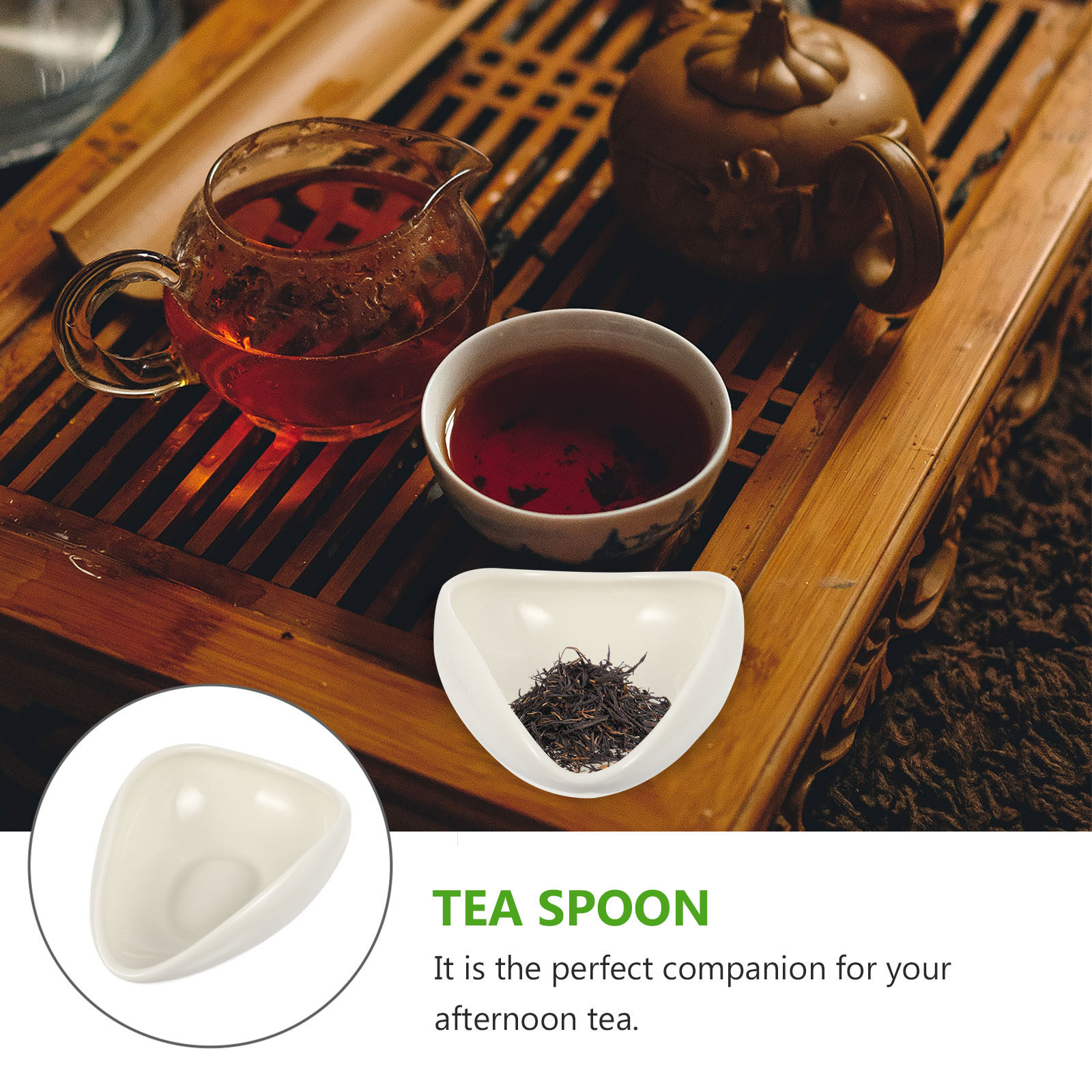 2 Stück Keramik-Teelöffel für  – Coffee Tea Leaf And Bean Bewertung und Preis