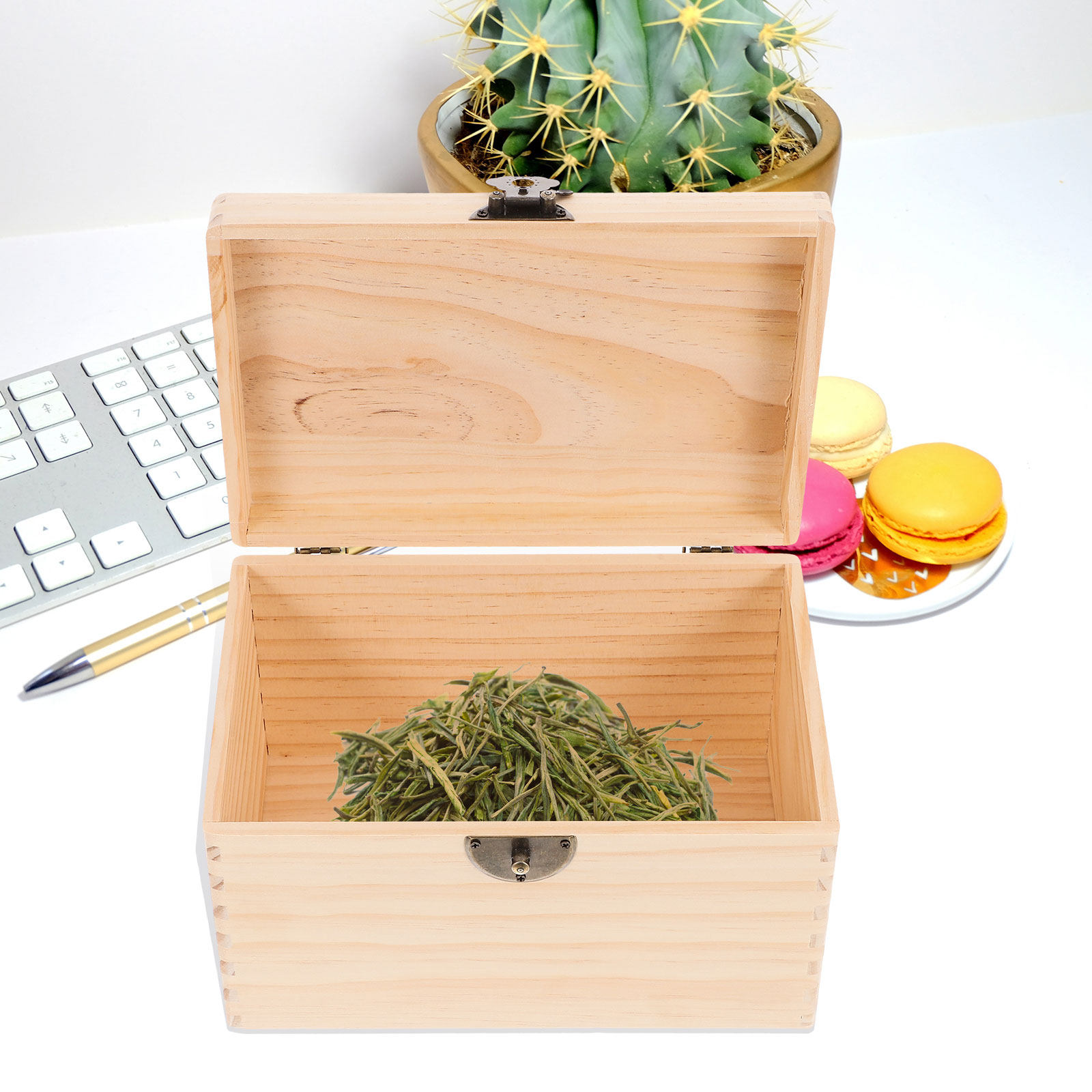 Robuste Teebox aus Kiefernholz – Coffee Tea Leaf And Bean Bewertung und Preis